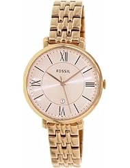 Fossil Womens ES3435 Jacqueline Analog Display Analog Quartz Rose Gold Watch