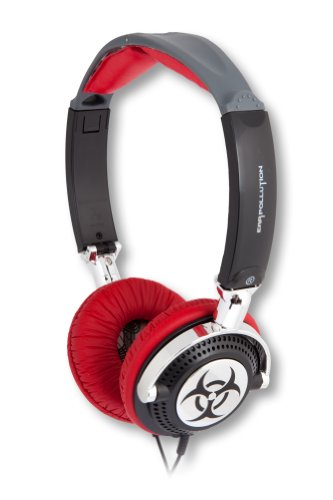 IFROGZ EarPollution Nerve Pipe Headphones-Gefahr-Silber-Schwarz 3,5mm Stecker 50mm Speaker Preisvergleich