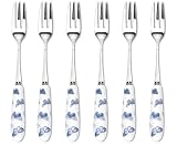 picture of Portmeirion Botanic Pastry Forks, Set of 6, Blue