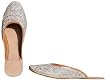Beaded & Sequin Indian Leather Slippers for Women Handcrafted Casual Footwear Available in Various Sizes