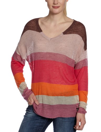 Miss Sixty Damen Pullover, gestreift ZL3500-MA9B43-L0000H-Z60038/LUYU V NECK PULLOVER, Gr. Preisvergleich