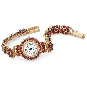 Garnet Bracelet Watch