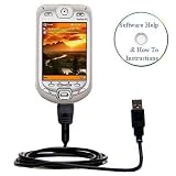 USB Sync Charge Cable for Sprint Pocket PC 6601 with Bastens Help CD