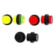 UV Acrylic Plug (Red,Neon Green,Black) Set - 8G - Sold as 3 Pairs