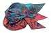 L. Erickson USA 100% Silk Charmeuse Sash Belf Scarf - Feathers