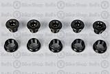 Origin8 Single Bicycle Chainring Bolts - Black Steel Set of 5