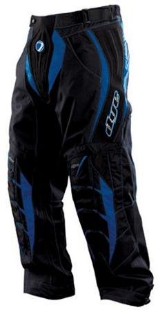 Dye C7 Men's Paintball Pants - Black / Blue