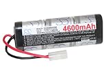 RC-Akku Ni-MH 4600mAh (7,2 V) mit Tamiya Anschluss-Stecker passend für diversen Racing- Cars-, Helikoptern-, Flugzeugen- und Modellbooten.
