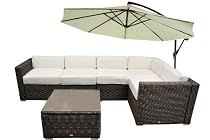 Big Sale 4 Pc Outdoor Patio Round PE Round Rattan Wicker Sofa Sectional Garden Furniture Set