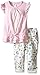 Rosie Pope Baby Girls' 2 Piece Seas The Day Shirt with Mermaid Printed Terry Pant Set