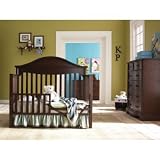 kathy ireland Baby by LaJobi Pilgrimage Guard Rail (Chocolate)