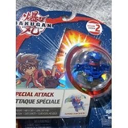 Bakugan Vestroia B2 Special Attack Single Figure Blue/Aquos G Power Change Elfin