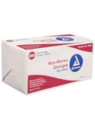 Health and Beauty: Dynarex Non-Sterile Non Woven Sponge, 4x4 Inch, 200 Count - Dynarex