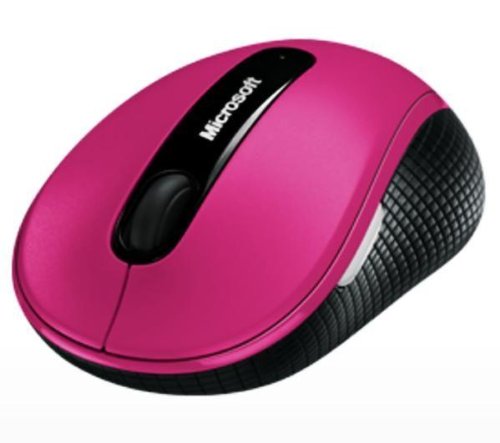 Microsoft Wireless Mobile Mouse 3500 - Pink + Ecological Dust Removal Aerosol - 350 Ml + Uh-10 4-port Usb Hub + Universal Charger For Non-rechargeable Batteries Picture