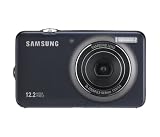 Samsung ST50 Digitalkamera (12 Megapixel, 3-fach opt. Zoom, 6,9 cm (2,7 Zoll) Display, Bildstabilisator, 14,2 mm d�nnes Edelstahlgeh�use) schwarz - 