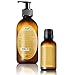 Argan Hair Strengthening Shampoo & Serum Kit - Premium Set to Promote Healthy, Full & Shiny Hair - Moroccan Sulfate Free Shampoo 10.1 oz and Argan Serum 1.0 oz