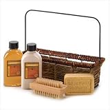 Best Price Orange Ginger Scent Bath Body Gift Ensemble Basket Gift