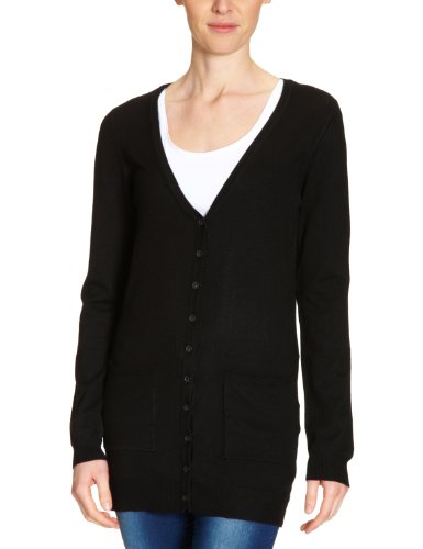 VERO MODA Damen Strickjacke, 10074600, Gr. 40 (L), Schwarz (BLACK) Preisvergleich