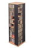 Leslie Dame CD DVD Spinning Tower in Black Finish Leslie Dame CD DVD Spinning Tower in Black Finish