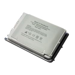 Super-Capacity Li-ion Battery For Apple PowerBook G4 12 series replace 661-2787 661-3233 A1022 A1060 A1079 M8984 M8984G M8984G/A M9324 M9324G M9324G/A M9324J/A M9572G/A M9572J/A series Ac Laptop Notebook Main Battery [4400mAh 6 Cells] "