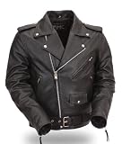 House of Harley-Davidson® FMC® Men's Classic Side-Lace Motorcycle Leather Jacket. Action Back. Zip-Out Liner. Larger Sizes Avaialble. FMM205CRZ