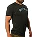 Fit Four The F4 Muscle T Shirt Athletic Fit Tri-Blend Short Sleeve T Shirt for Fitness, WODs, Weightlifting (XL, Charcoal)