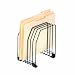 Fellowes Workstation Black Wire Rack 7-Section File Organizer (68112)