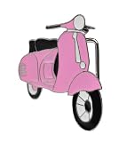 Buckle Rage Pink RETRO Vespa Moped Hip Enamel Belt Buckle Scooter Pink One Size