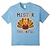 Kids Mister Thankful - Boy's Thanksgiving Turkey T-Shirt