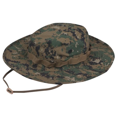 Tru-Spec Wide Brim Boonie Hat Twill Digi Woodland 7.5 - 3227005
