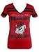 Georgia Bulldogs UGA Ladies Jersey Style Sequin T-Shirt