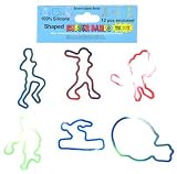 Extreme Sports Snowboard ++ Tye Dye Rubber Bands Bandz Bracelets Wristbands