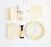 Paper Eskimo 25-Pack Limoncello Flags Cupcake Toppers