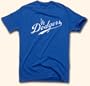 Los Angeles Dodgers Retro Logo T-Shirt by Red Jacket Size L