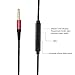 Headphones, in-Ear Bass Earphones with Microphone Noise-isolating Sports Earbud Wired 3.5mm Headset w/Volume Control (Gift Wrapped) for Apple iPhone 6 6s, Samsung Galaxy S7, iPod, MP3 Player (Red)