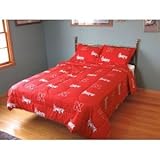 Nebraska Huskers Comforter Set-Rotary Solid-Twin