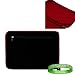 ASUS Zenbook UX31E 13? Notebook Case Fire Red Neoprene Padded Zippered Sleeve with Bubble Wrap Style Memory Foam Inner Padding for ASUS Zenbook UX31E 13? Notebooks