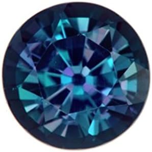 Jaz77 - Russian Lab Created Pulled Alexandrite True Color Change 10 mm (1 pc) AAA Round Loose Gemstone