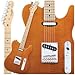 Fender 170305720 Select MPL Top Tele MN Electric Guitar, Amber