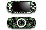 "Sony PSP skin"　PSP本体 保護シール - Weeds Blackの画像