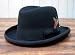 22871 Fedora Wool Felt Men's Black Costume Hat