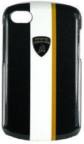 Lamborghini Cell Phone Case for Blackberry Q10, Black/White