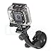 Suction Cup Mount for GoPro Hero4, Hero3+, Hero3, Hero2 and Hero (Black, Silver and White Editions) + MagicFiber Microfiber Lens Cleaning Cloth