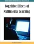 Cognitive Effects of Multimedia Learning (Premier Reference Source)