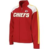 NFL Reebok Kansas City Chiefs Ladies Red Bonded Full Zip Track Jacket (Medium)