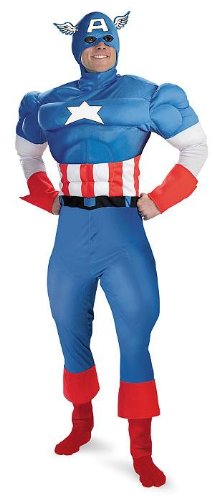  Captain America Adult Costume