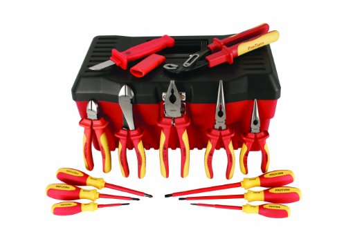 Wiha 32396 13-Piece Proturn Insulated Pliers and Screwdriver Set in Case