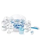 Avent Infant 9-Piece Bottle & Sterilizer Starter Set