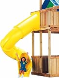 Child Works 0757930 Ts-84 Tube Slide - Yellow- 84in.Dh