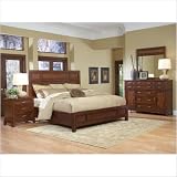 Wynwood 1921-94Q2 / 1921-94K2 West Platform Bed in Urban Bronze